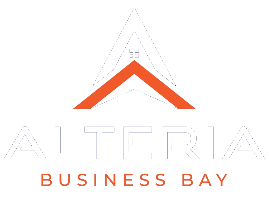 alteria business bay logo dark